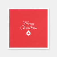 Merry Christmas Classical Unique Minimalist Plain