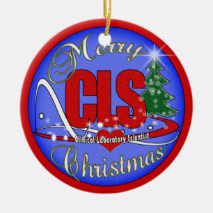 MERRY CHRISTMAS CLS ORNAMENT  CLINICAL SCIENTIST