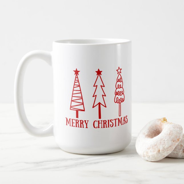 Merry Christmas Coffee Mug (With Donut)