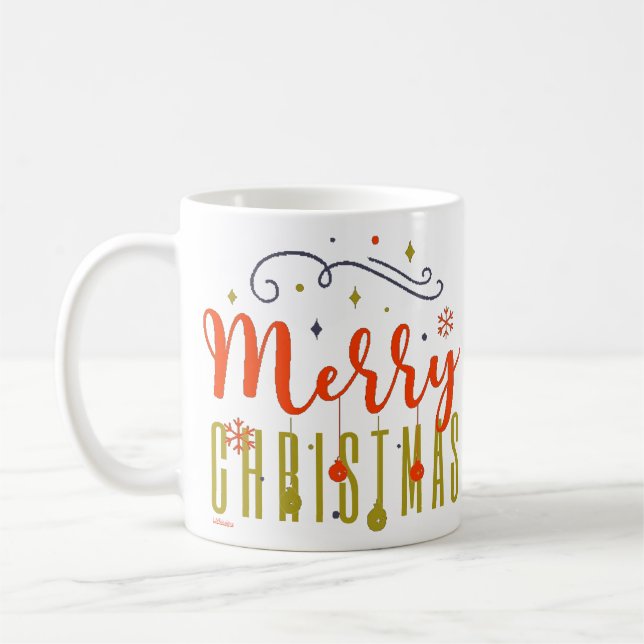 MERRY CHRISTMAS                                    COFFEE MUG (Left)