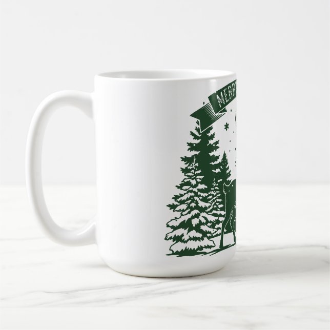 Merry Christmas Coffee Mug (Left)
