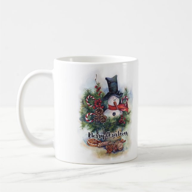 Merry Christmas  Coffee Mug (Left)