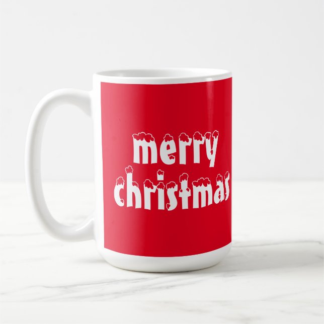 Merry Christmas Coffee Mug (Left)