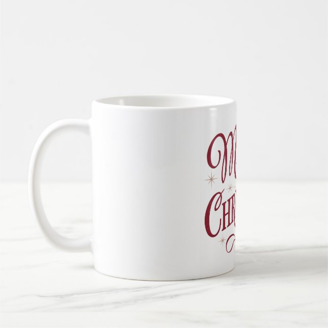 Merry Christmas  Coffee Mug (Left)