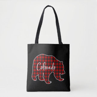 Merry Christmas Colorado Style Xmas Tote Bag