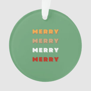 Merry Christmas, Colourful Christmas, Retro Ornament