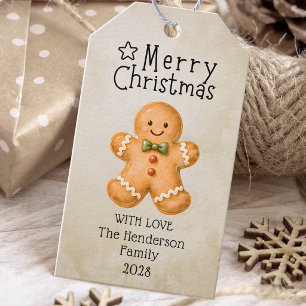 Merry Christmas Cookies Frosting Holiday Gift Tags