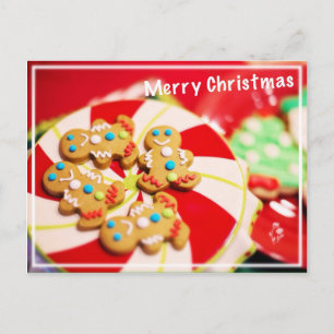 Merry Christmas Cookies Holiday Postcard