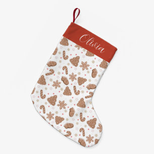 Merry Christmas  Cookies Small Christmas Stocking
