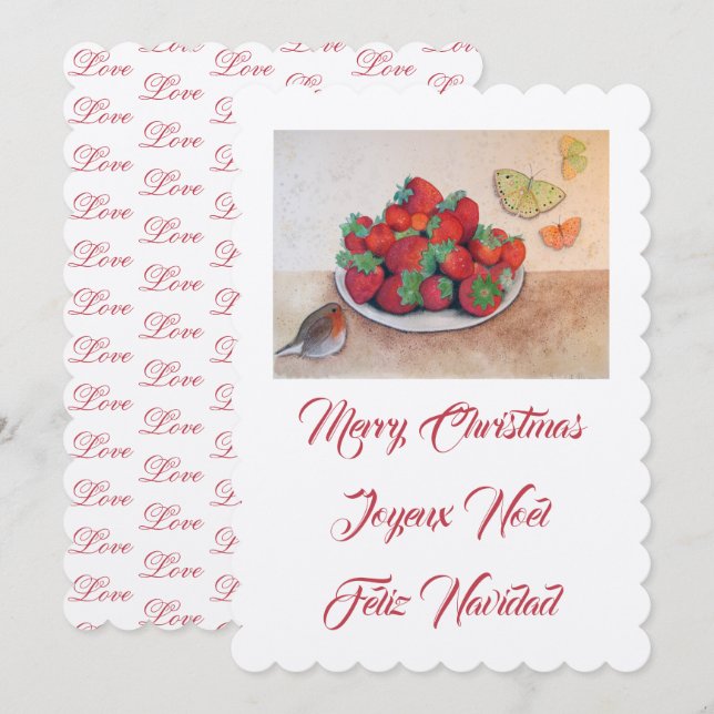 Merry Christmas cooking with mum Invitation (Front/Back)