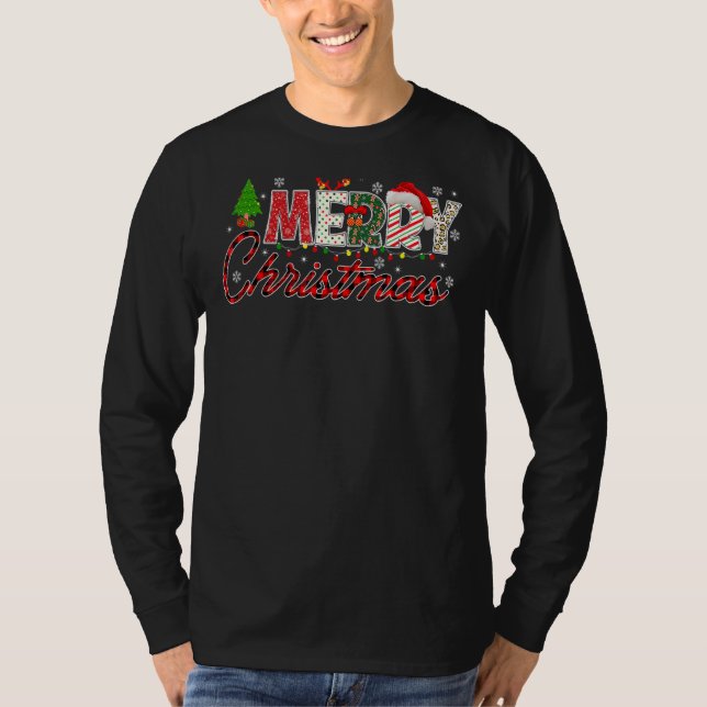 Merry Christmas Cool Matching Family Christmas For T-Shirt (Front)