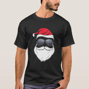 Merry Christmas - Cool Sunglass Santa T-Shirt