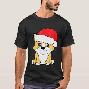Merry Christmas Corgi For Dog T-Shirt