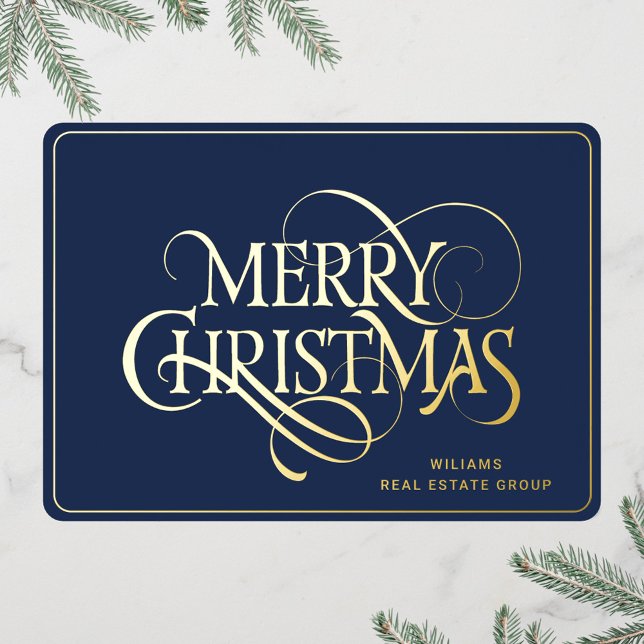 Merry Christmas Corporate Greeting Gold (Creator Uploaded)