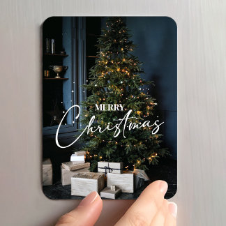 Merry Christmas Cozy Holiday Gifts Winter Decor Magnet