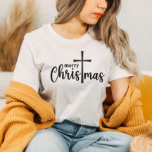 Merry Christmas Cross Faith Shirt
