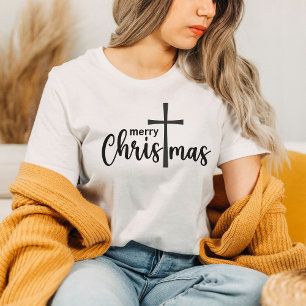 Merry Christmas Cross Faith Shirt