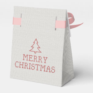 Merry Christmas cross stitch sign Favour Box