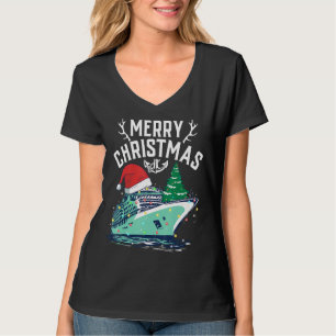 Merry Christmas Cruise Ship Family Christmas Santa T-Shirt