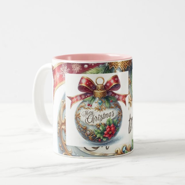 Merry Christmas cup (Front Left)