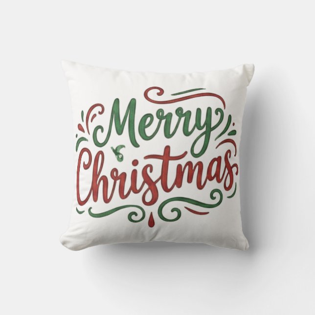 Merry Christmas  Cushion (Front)