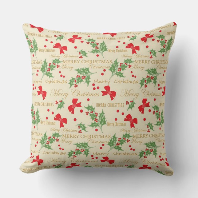 Merry Christmas Cushion (Front)