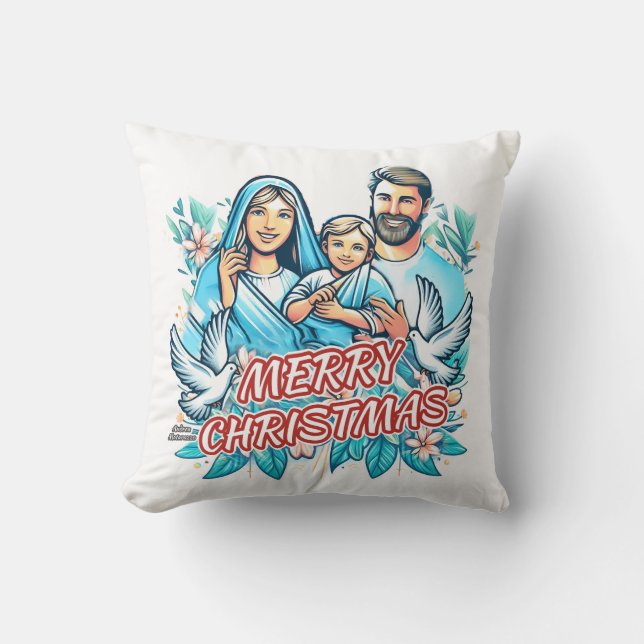 Merry Christmas  Cushion (Front)
