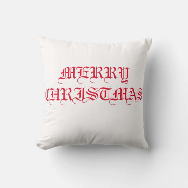 MERRY CHRISTMAS CUSHION (Front)