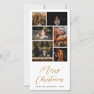 Merry Christmas Custom Greeting Holiday Collage