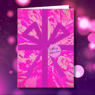 Merry Christmas Custom Modern Vintage Cute Chic  Holiday Card