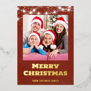 Merry Christmas Custom Photo Design