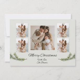MERRY CHRISTMAS CUSTOMIZABLE GREENERY CHRISTMAS INVITATION
