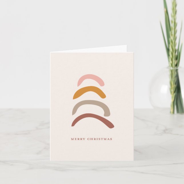 Merry Christmas Cute Blank Greeting Card (Front)
