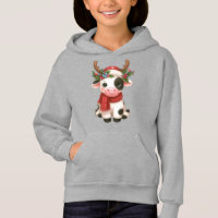Merry Christmas cute cow