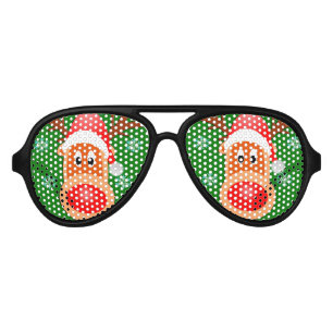 Merry Christmas Cute Deer Party Shades Sunglasses