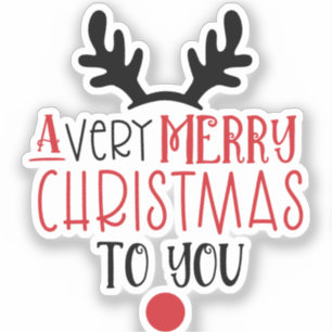 Merry Christmas Cute Modern Typography