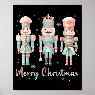Merry Christmas Cute Nuer Xmas Pajama Ballet Poster