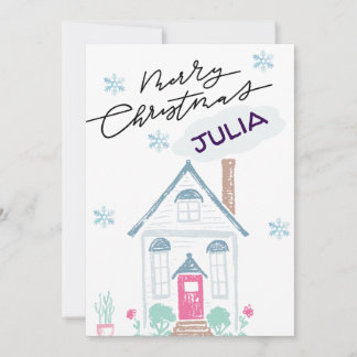 merry christmas cute rustis funny card 