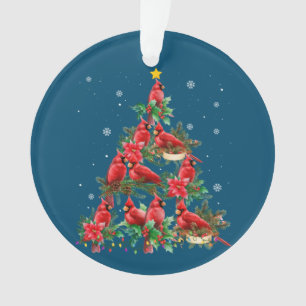 Merry Christmas Cutest Cardinal Bird Lovers Xmas Ornament