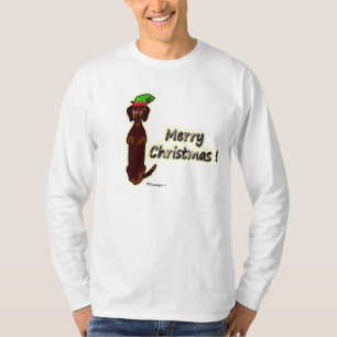 Merry Christmas Dachshund Sidney T-Shirt