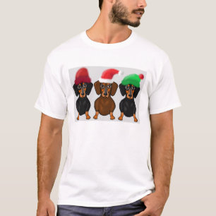 Merry Christmas Dachshunds T-Shirt