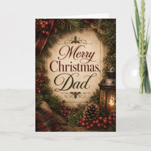 Merry Christmas Dad Card