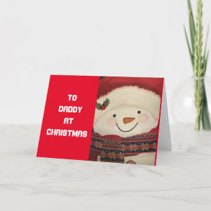 **MERRY CHRISTMAS DADDY** in SERVICE! Card