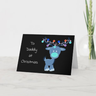 **MERRY CHRISTMAS DADDY** in SERVICE! Card