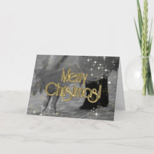 Merry Christmas Dancers PERSONALIZED Holiday Card