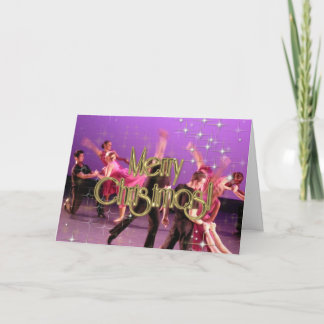 Merry Christmas Dancers PERSONALIZED Holiday Card