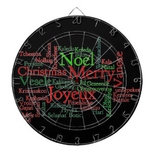 Merry Christmas Dartboard
