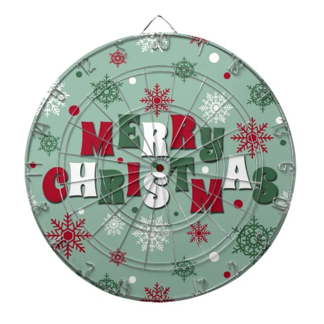 Merry Christmas Dartboard (Front)
