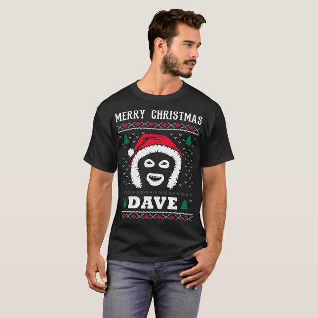 Merry Christmas Dave League Of Gentlemen T-Shirt (Front Full)