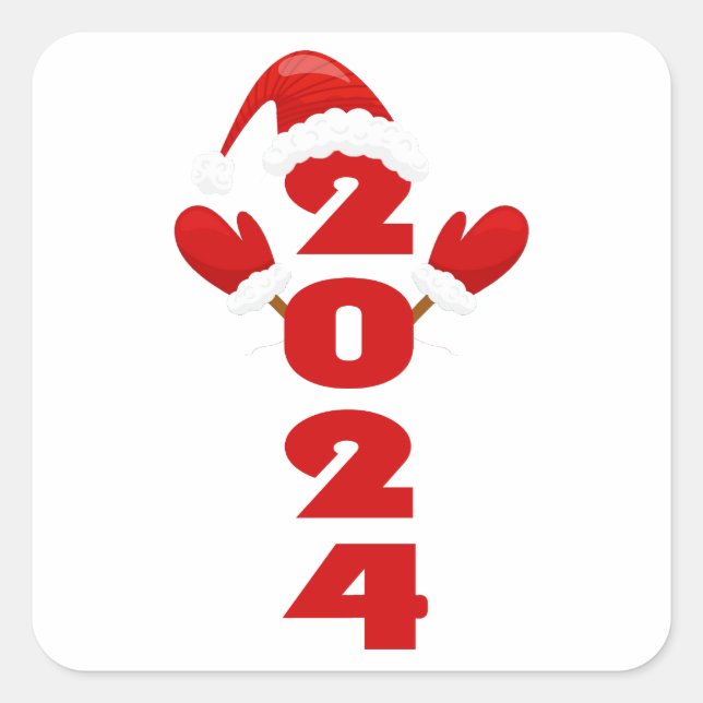 Merry christmas Day, christmas 2024 gifts Square Sticker (Front)
